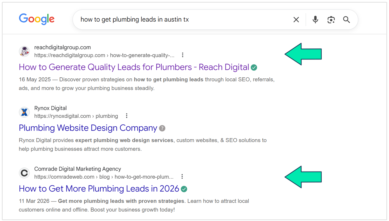 Plumbing leads blog